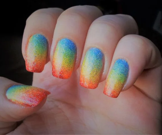 p2 Unhas arco iris