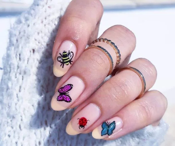 Unhas com estampas de animais