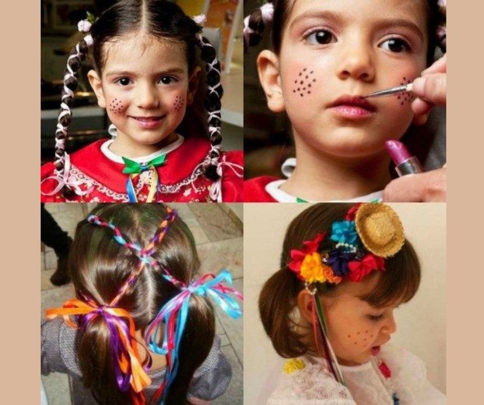 Arrase No Arraiá Com Essas 10 Ideias De Maquiagem Festa Junina Que Vão Te Encantar 15 Look Caipira Infantil Alegria e Diversao para as Criancas