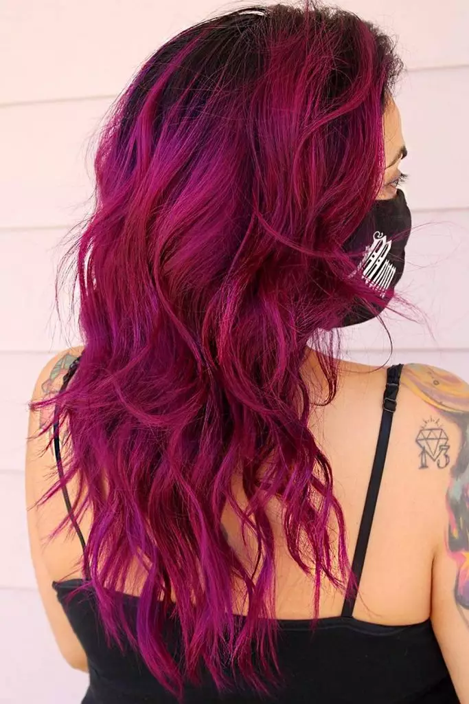 Tabela De Cores De Cabelo: Descubra A Tonalidade Ideal Para Valorizar Seu Visual 44 Cabelo Borgonha