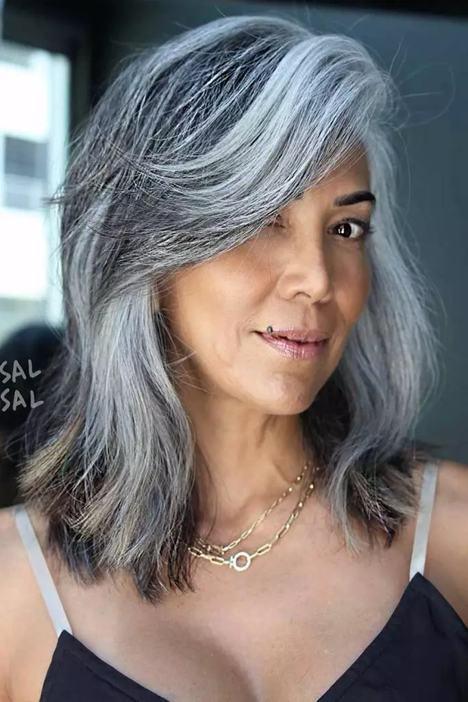 Tabela De Cores De Cabelo: Descubra A Tonalidade Ideal Para Valorizar Seu Visual 39 Cabelo Sal e Pimenta