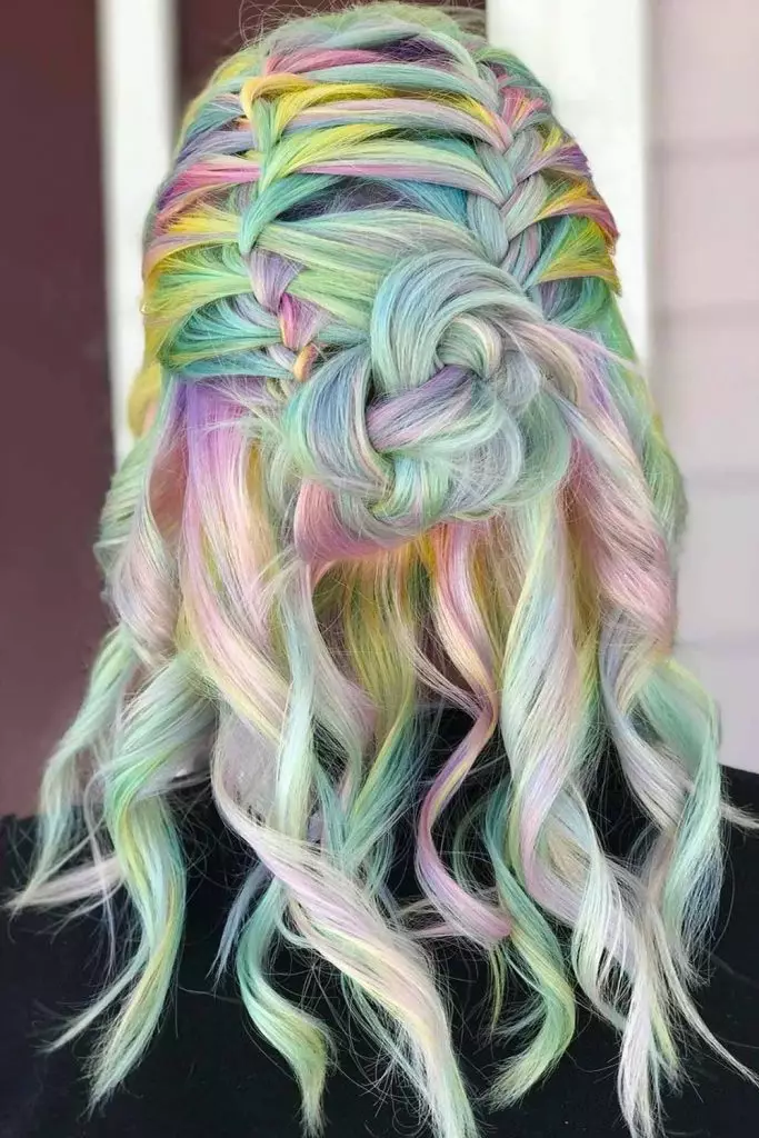 Tabela De Cores De Cabelo: Descubra A Tonalidade Ideal Para Valorizar Seu Visual 42 Cabelo de Unicornio