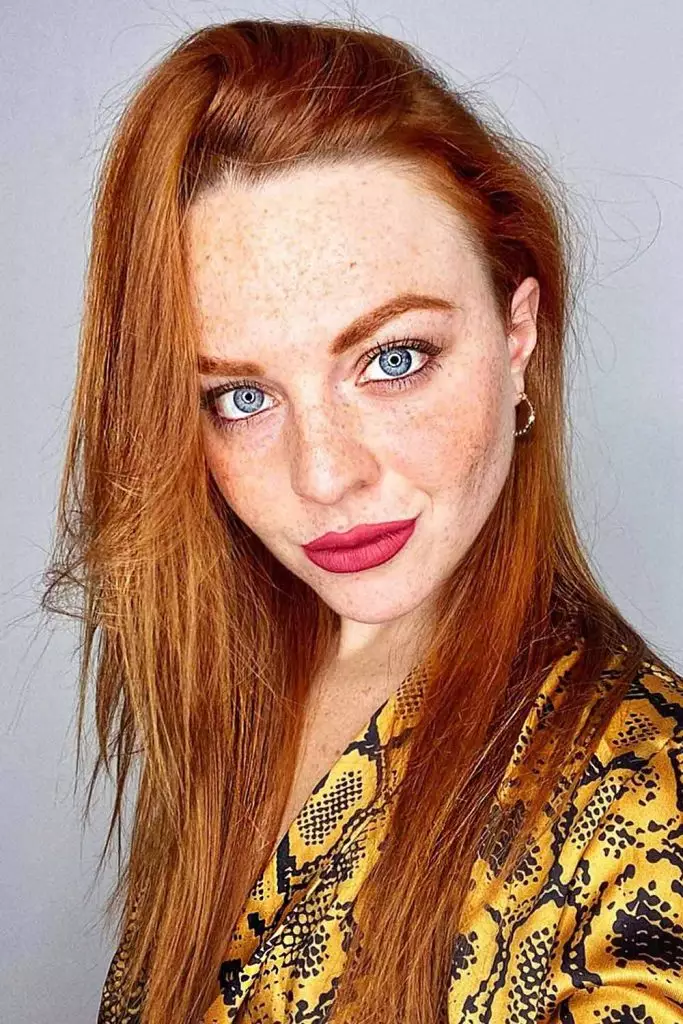 Tabela De Cores De Cabelo: Descubra A Tonalidade Ideal Para Valorizar Seu Visual 25 Cor de cabelo ruivo invejavel