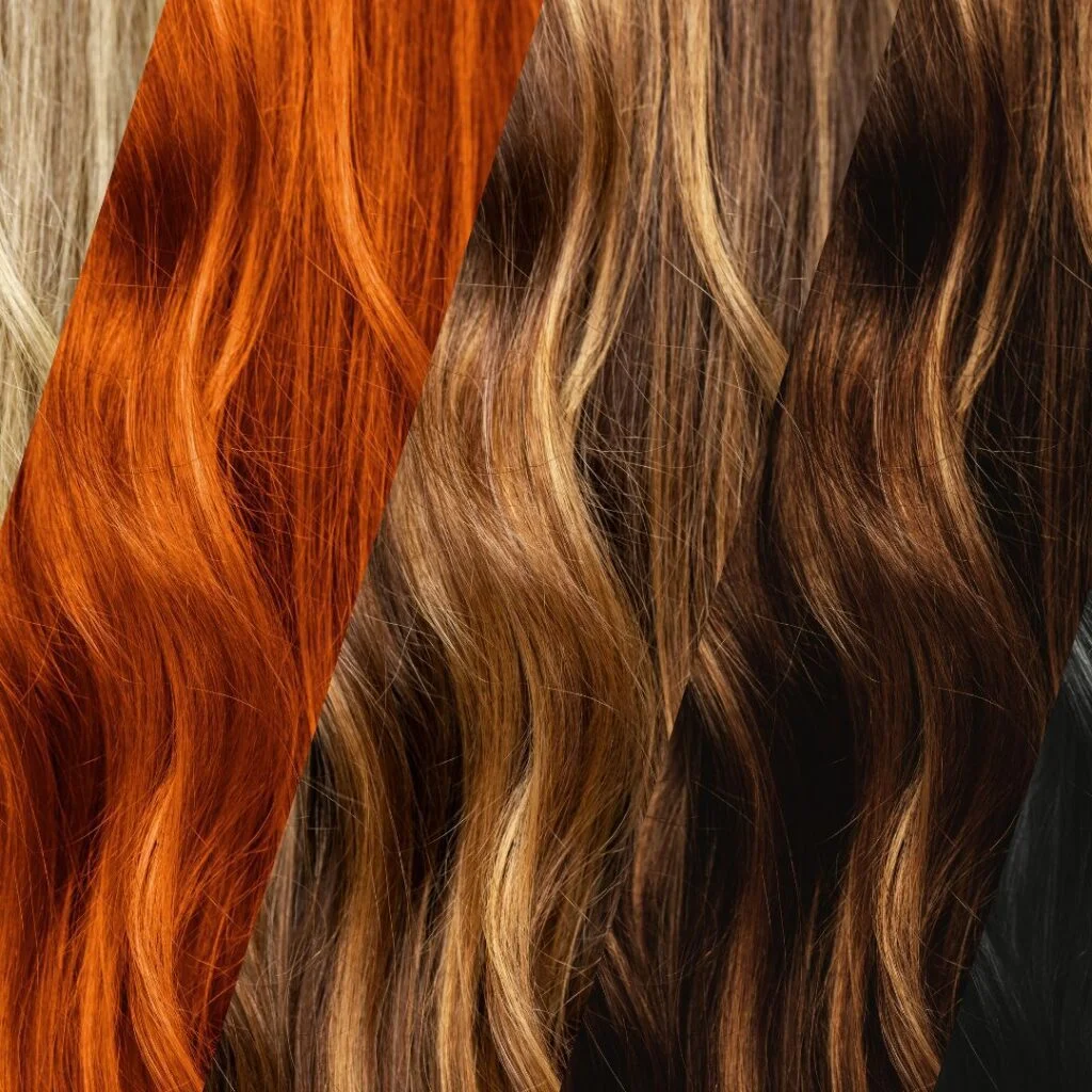 cores de cabelo pelo tom de pele