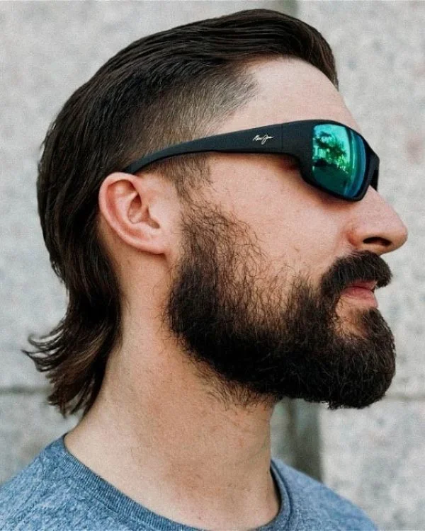 corte de cabelo mullet fade