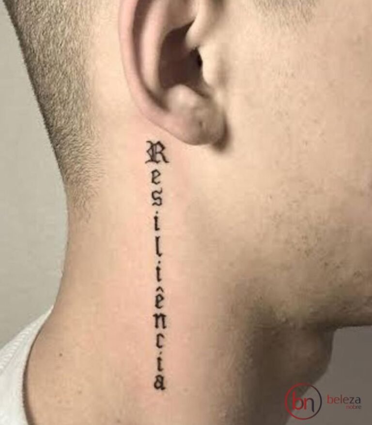 Tatuagem no Pescoço Masculino: 50 ideias incríveis