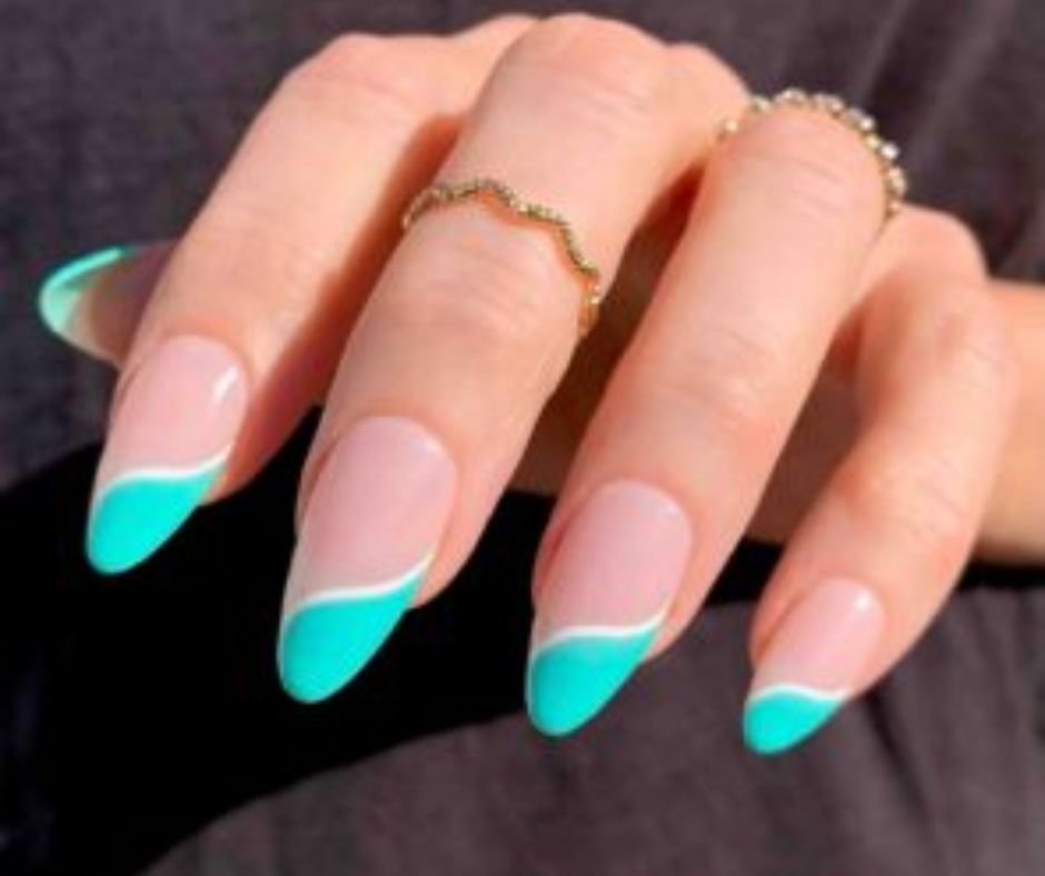 Unhas Decoradas Azul Turquesa: 10 Tendências Imperdíveis 8 Unhas decoradas azul turquesa 02
