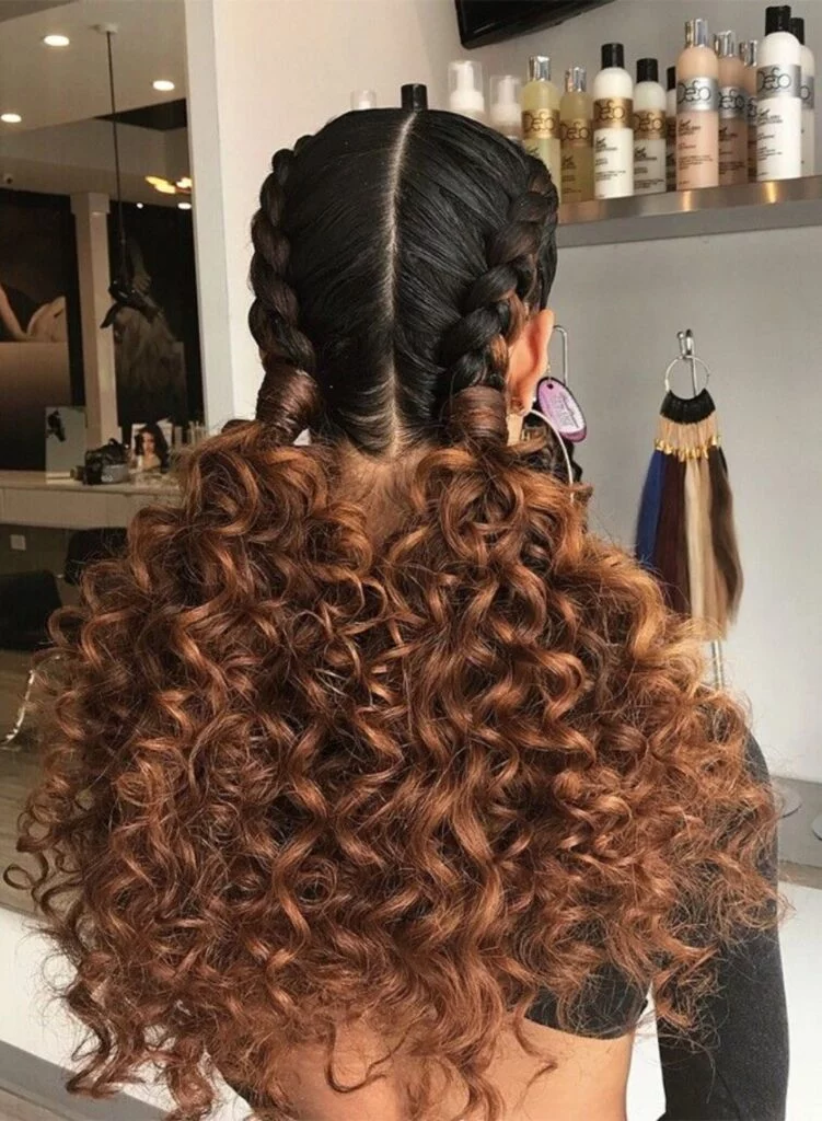 Tipos De Tranças Para Cabelos Cacheados: 10 Estilos Incríveis 6 trancs para cabelos cacheados 1