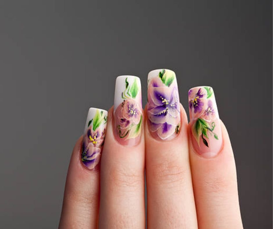 Unhas De Fibra De Vidro Decoradas: 10 Tendências Incríveis 16 unhas de fibra de vidro Estampas e desenhos